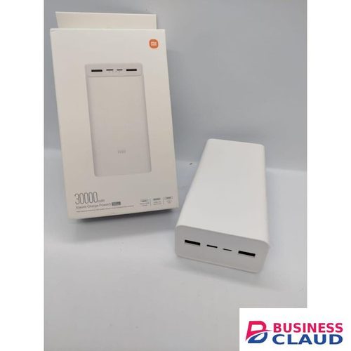 Xiaomi 30,000mAh Dual-Port Power Bank with Quick Charge Technology and USB-C Compatibility for Fast Charging Anywhere