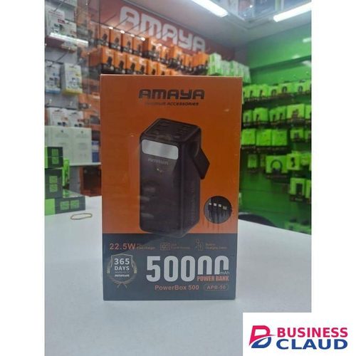 Amaya POWERBOX POWER BANK HIGH CAPACITY for MULTIPLE DEVICE CHARGE 22.5W PD FAST CHARGING