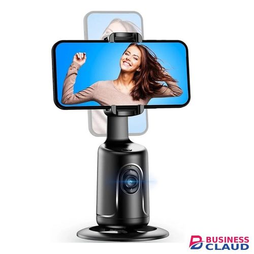 Smart Gimbal 360 Auto Face tracking gimbal stabilizer All in one rotation for smart phone Ai video Vlog tripod phone holder Q12