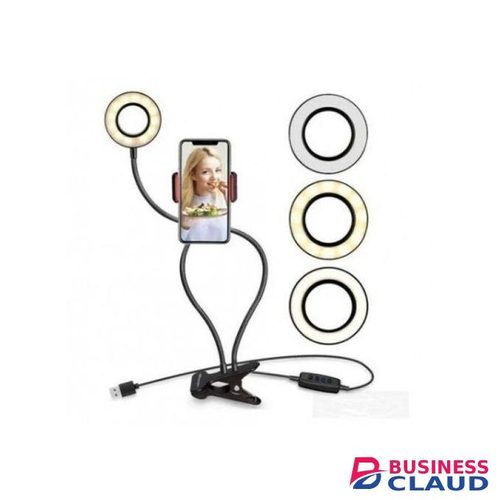 Professional Vlog Flexible Tripod, Ring Light And Phone Holder