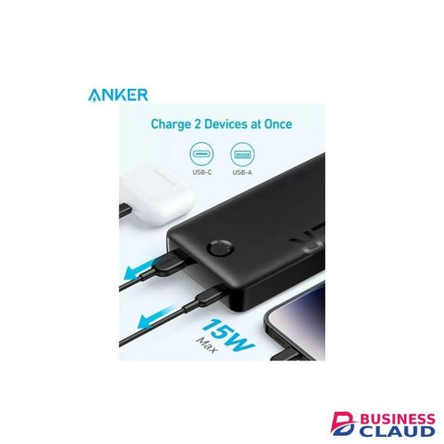 Anker 325 – 20000mAh 15W Power Bank (PowerCore 20K II) – A1286H11 – Black
