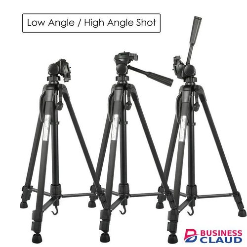 Weifeng WT-3520 140cm Tripod with Bubble Level & Quick Release for Perfect Photo Alignment