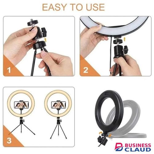 Professional 10-Inch Makeup Light with Remote and Tripod