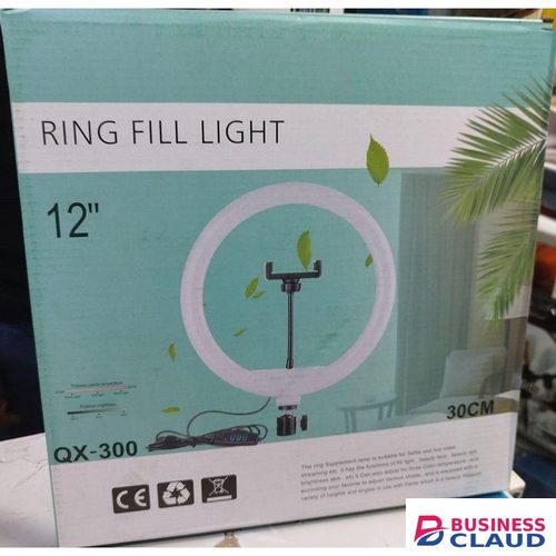 12-Inch LED Ring Light with Tripod Stand and Color Modes for Professional Beauty Lighting
