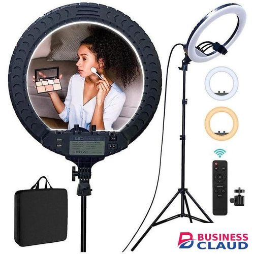 Professional 14" LED Beauty Ring Light With Adjustable Brightness & 2.1M Tripod Stand