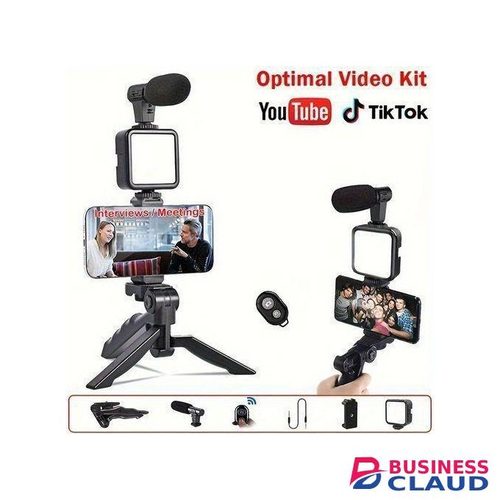 VIC Phone Vlog Video Kit With Adjustable Tripod/ Stabilizer