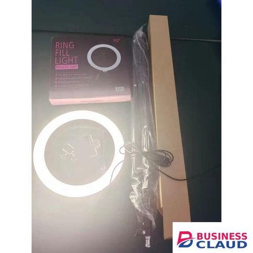 Professional 10" LED Ring Light with Tall 2.1m Tripod, Adjustable Brightness & 3 Color Modes – Ideal for Streaming & Video Recording