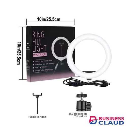 Professional 10 Inch LED Video Light Ring with Tripod