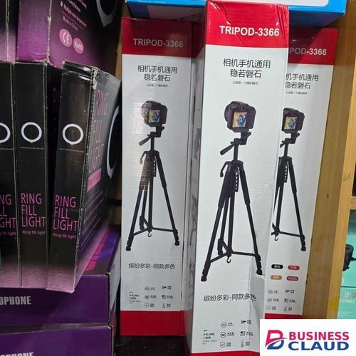 Black Tripod 3366 Tripod Stand For Phone And Camera Black Tripod 3366 For Photography