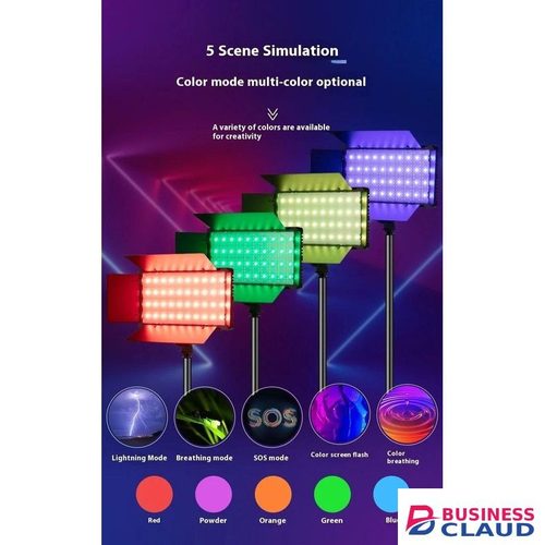 Professional LED 800 RGB Video Light Panel Kit – Adjustable Brightness & Color, Tripod Stand & Remote for Studio Shooting