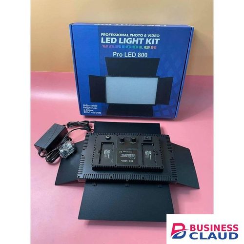 U800pro Professional Video Lighting Set With LED Panel And Height-Adjustable Tripod Stand