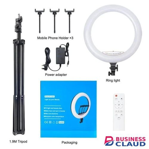Professional LED Ring Light Kit with 1.9M Tripod