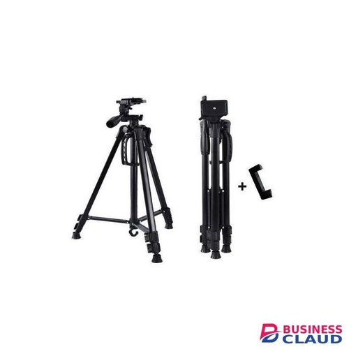 Elevated Black Tripod 3366 Tripod Stand For High-Angle Shots, Interviews, And Tutorials