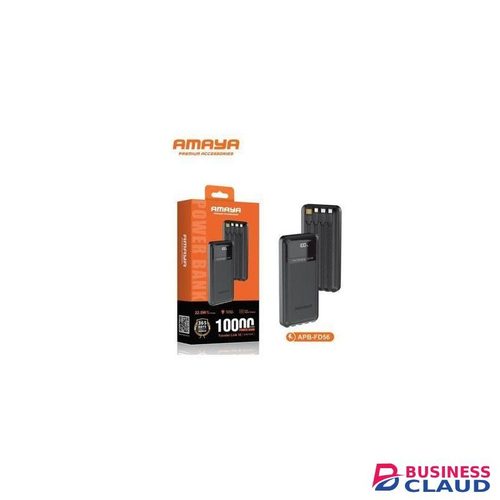 Amaya Travel Link 22.5W 10000mAh Power Bank with Flash Light built in Micro, Type C & iphone cables and LED digital display