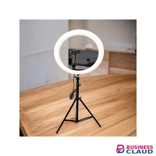 High Performance 12 Inch LED Ring Light With 2M Tripod Stand, Variable Brightness, White, Warm, Soft Light
