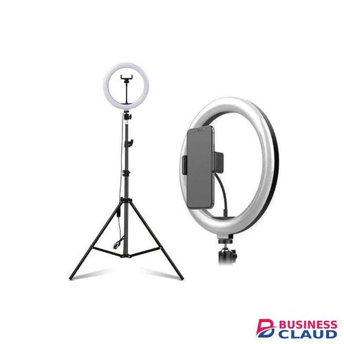 3 Brightness Modes 12 Inch Ring Light With 2.1 Meter Adjustable Tripod Stand+ Free Phone Holder