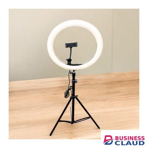 Long-Lasting Quality 12 Inch LED Ring Light With 2M Tripod Stand, White, Warm, Soft Light Modes