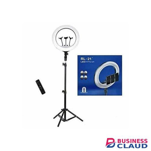 21-Inch LED Ring Light with 2M Adjustable Tripod Phone Holder and Remote, Multi-Purpose Lighting Kit for Live Streaming YouTube TikTok Zoom and Professional Makeup
