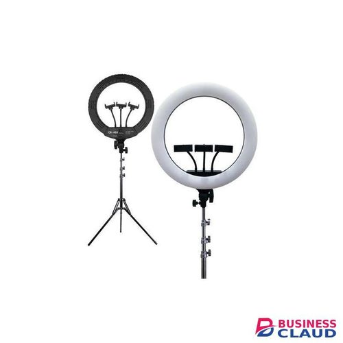 14 Inch LED Ring Light With 2.1 Meter Adjustable Tripod Stand + Free Mobile Phone Holder for Beauty, Content Creation, YouTube, Zoom Calls, TikTok Live Streaming