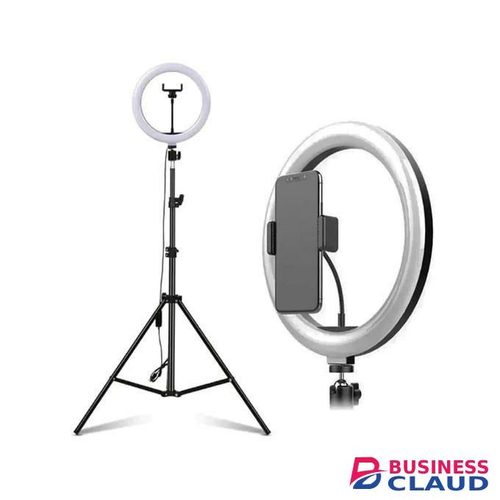 Long Lasting Quality 12-Inch LED Circular Photography /live Stream /Makeup Selfie Ring Light With 210cm (2.1M) Tripod Stand And Cell Phone Holder