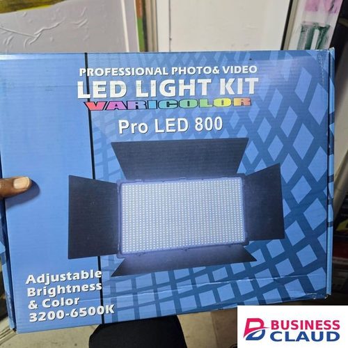 Pro LED 800 LED Light Kit For Professional Filmmaking & Studio Photography – Adjustable 3200K-6500K Brightness With A Sturdy 2.1M Tripod Stand