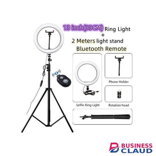 Share this product 13 Inch 33CM Ring Light +2.1M Tripod Stand +Remote