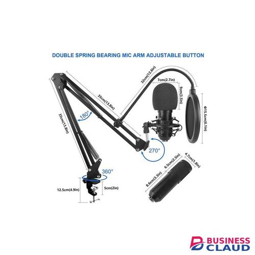 BM800 MIC CONDERSER STUDIO RECORDING TRIPOD KIT