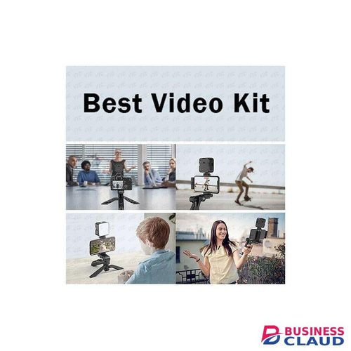 VIC TOP Wireless Phone Vlog Video Kit Remote Control With Mic Adjustable Tripod/ Stabilizer