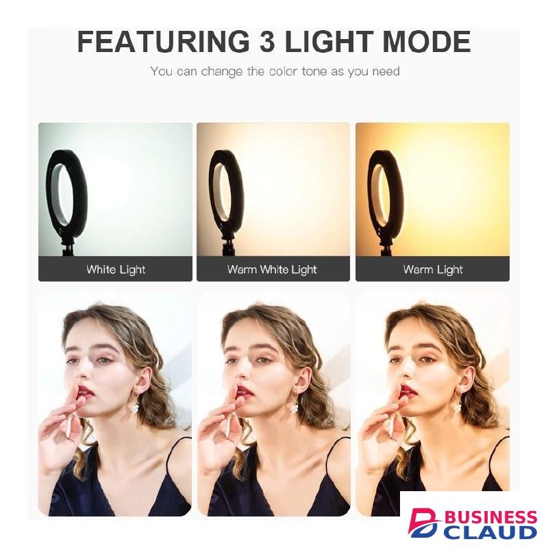 Smartraha life RahaLife 8 Inch Ring Light with Tripod Phone Holder All in One Streaming Kit for YouTube TikTok Selfie