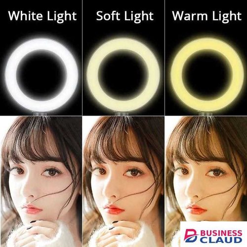 10-Inch Ring Light with Tripod Stand & Phone Holder – Professional LED Lighting Kit for Video Recording & Makeup Artists