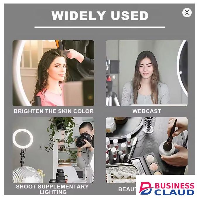 Dual-camera fill light, three-color adjustable, suitable for live broadcast room and desktop fill light