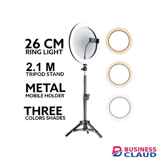 12INCH Selfie Ring Light With 2.1M Tripod Stand And Cell Phone Holder For Live Stream/Makeup 12" RINGLIGHT.