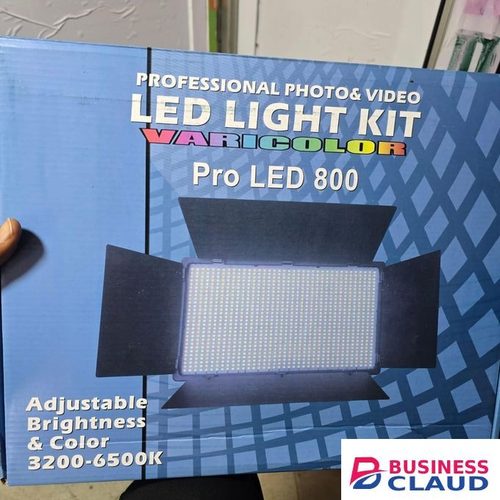Pro LED 800 Professional Photography & Video Lighting Kit – Ultra-Bright Dimmable LED Panel, Color Adjustable From 3200K To 6500K, Includes 2.1M Tripod Stand
