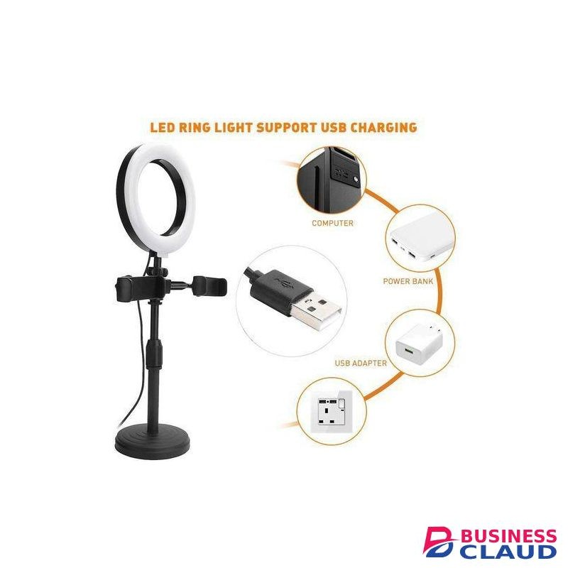 6 "ring Light Phone Stand 3 Color Fill Light Phone Holder