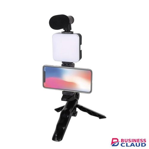 ZP AY-49 with LED Light,Microphone,Tripod, Handheld Gimbal Tripod for YouTube Vlogging