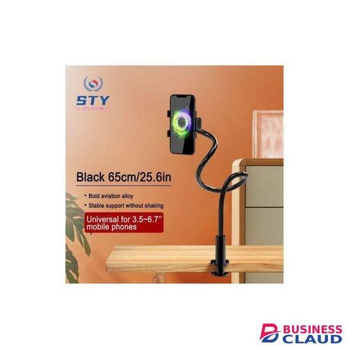 ARHANORY Tripod Stand Phone Holder Desktop Lazy With Rotate 360 Degrees Various Shapes Black