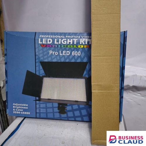 Pro LED 600 U600 Professional LED Studio Lighting Kit Adjustable Brightness and Color Temperature 3200K–6500K with Tripod