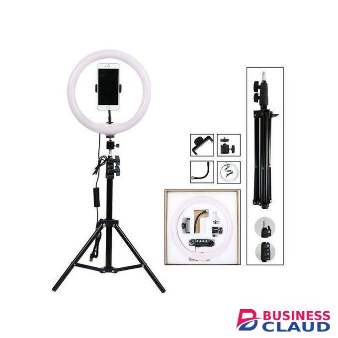 10 Inch LED Ring Light with Tripod Stand & Phone Holder – Dimmable Selfie Ring Light for TikTok, YouTube, Makeup, Live Streaming, Zoom, Photography & Content Creation Kit