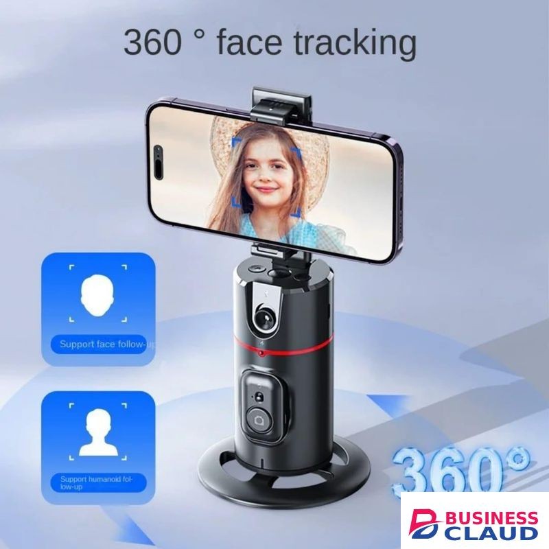 Portable Q12 intelligent 360 rotation AI face Tracking smart gimbal stabilizer phone holder for vedio shooting