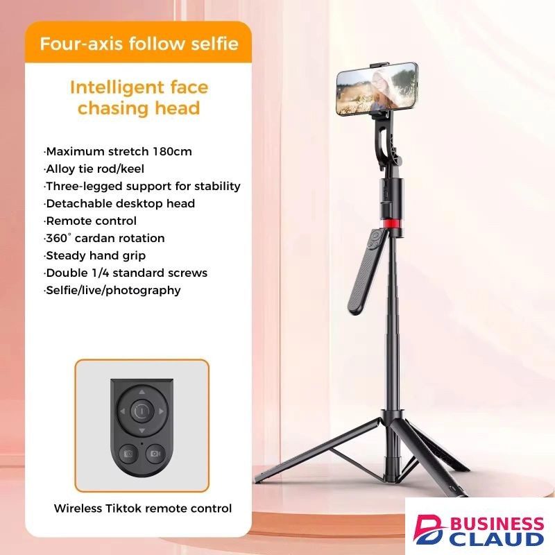 AI Face Tracking Smart Tripod 3in1, 1.8M - JH18