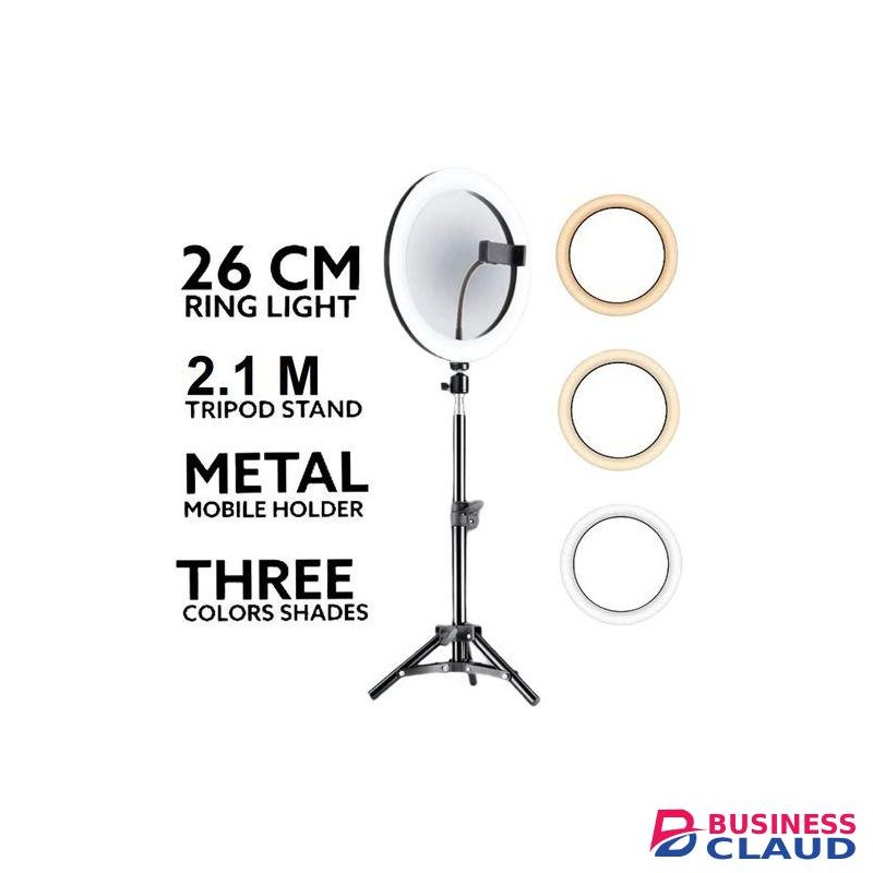 13INCH Selfie Ring Light With 2.1M Tripod Stand And Cell Phone Holder For Live Stream/Makeup 13" RINGLIGHT.