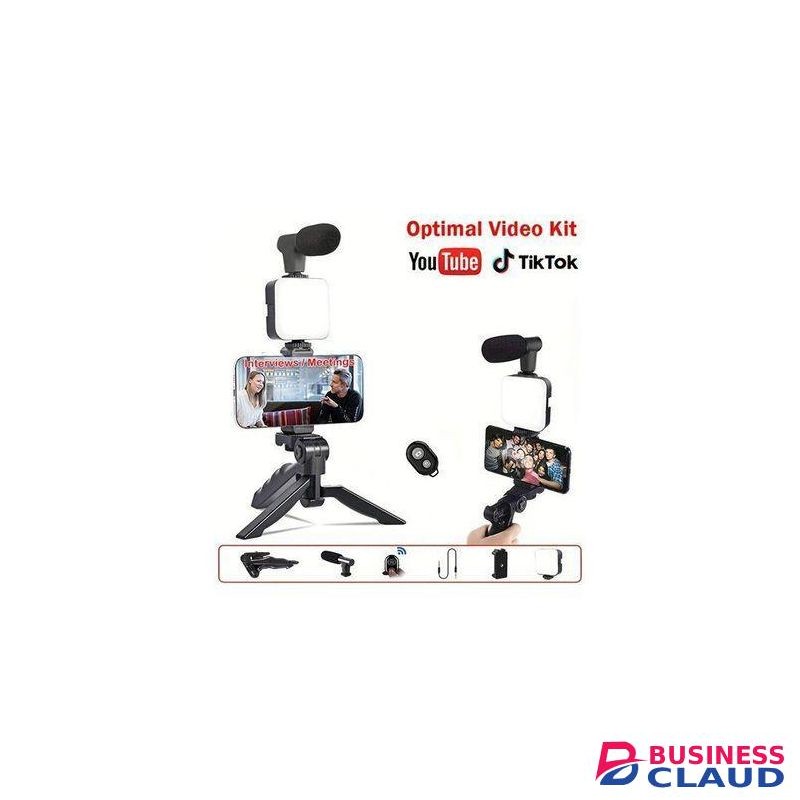Mobile Live Broadcast Selfie Microphone Stand