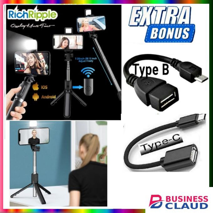 Sensitive Tripod Selfie Stand With Light + FREE GIFTS FOR Galaxy A15 6GB RAM + 128GB ROM (Dual Sim)