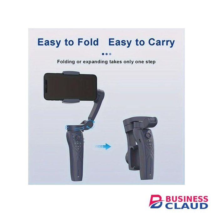 F12 foldable three-axis handheld phone pan tilt stabilizer intelligent AI face tracking horizontal