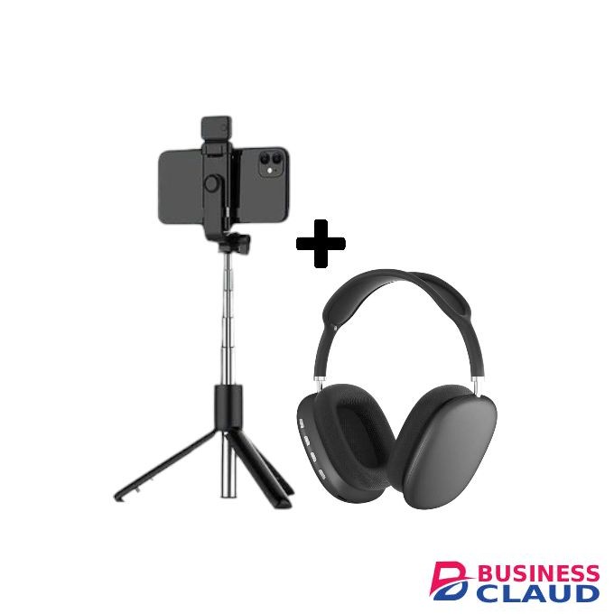 Tripod R1S + p9 headphones