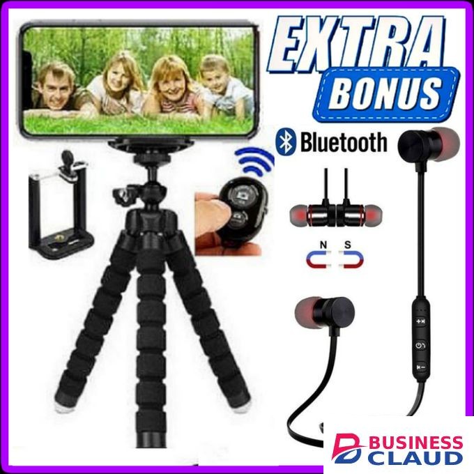 Tripod Stand For Redmi Smartphone Selfies & Videos + GIFT