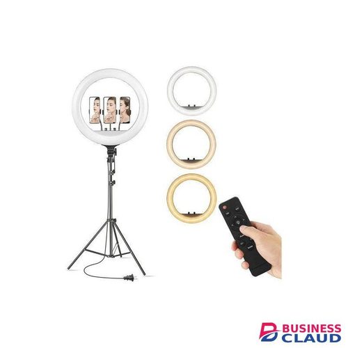 14Inch Selfie Ring Light With 2.1m Tripod Stand And 3 Cell Phone Holder For Live Stream/Makeup 14 inch RINGLIGHT