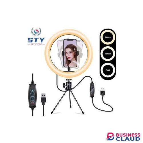 FDYJE 8'' Ring Light Tripod Stand LED Lights Selfie Phone Holder Phones Accessories