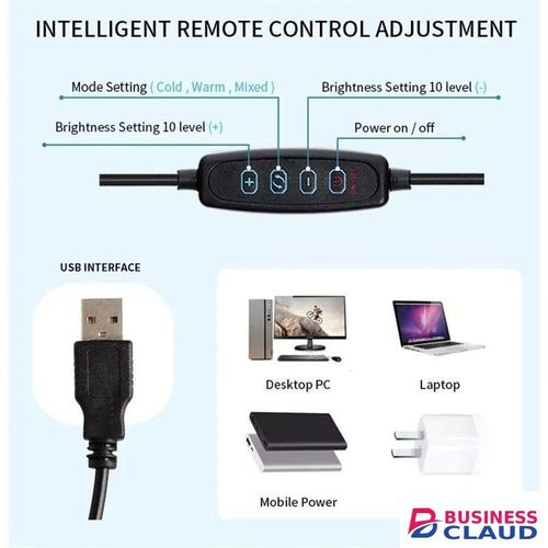 10 Inch Professional LED Beauty Light – Remote Control for Brightness and Color