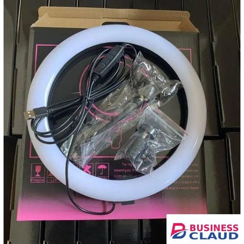 10-Inch LED Ring Light With Multi-Angle Rotation & Adjustable Height For Professional Use